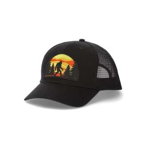 Casquette Trucker Unisexe SPLENDID APPAREL à 6 Panneaux, Broderie Bigfoot Coucher de Soleil, Réglable, Tissu Maille 100% Coton, Chapeau Décontracté pour l'Extérieur - Product Image 4