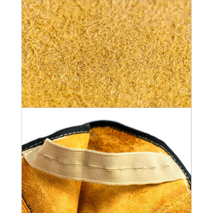 Protège-jambes en cuir de vachette ignifuge pour soudeurs, vêtements de sécurité avec guêtres, protection industrielle pour le travail - Product Image 5