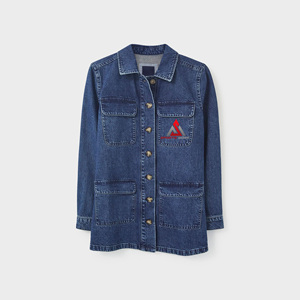 Chaqueta Vaquera de Invierno para Mujer, Cierre de Botones, Estilo Urbano, Venta al Por Mayor de Fábrica - Product Image 6