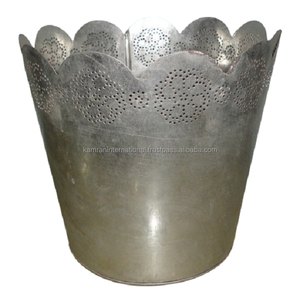 100% jardinières de créateur de luxe en métal pur ensemble de 2 pièces pour la maison jardin et Restaurant jardin accessoires de plantes florales - Product Image 6