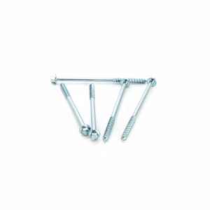 สกรูเกลียวบางหัวหกเหลี่ยมเหล็กกล้าคาร์บอนชุบสังกะสี คลาส 4.8 และ 6.8 ขนาด M6-M12 เมตริก/นิ้ว มาตรฐาน DIN/ANSI รุ่น PDC 13 - Product Image 1