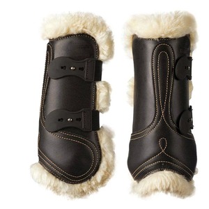 Protective Customized Horse <b>Brushing</b> <b>Boots</b> Custom Made Pakistan Shock Absorbing Padding Full Tendon Fetlock Support Durable - Product Image 4