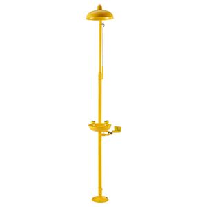 Doccia di Emergenza e Stazione di Lavaggio Occhi Approvata OSHA, 34.25 X 15.75 X 91.73 Pollici, in Acciaio Inox 304, Combinazione Doccia e Lavaocchi di Sicurezza - Product Image 1