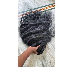 ผมต่อแบบพรีเมียม เกรดเวฟท์  แบบดับเบิ้ลดรอว์น  ผมแท้ธรรมชาติ  แบบลอนธรรมชาติ/แบบหยักศก  ผมแท้เรมี่ - Product Image 1