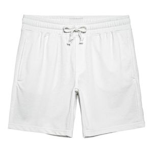 <b>White</b> Custom Men's Workout <b>Shorts</b> Elastic Waist Drawstring <b>Gym</b> Training Fitness Running Athletic Sportswear - Product Image 1