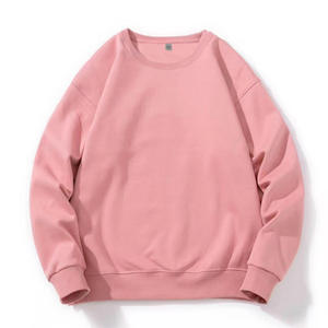 Sudadera OEM al por mayor, lisa, unisex, oversize, con cuello redondo y cuello simulado, de algodón, personalizada, con logo bordado o estampado, tipo hoodie. - Product Image 5