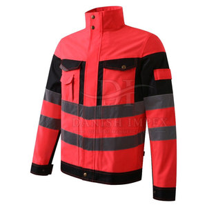 Oem Service Latest Style Men Safety <b>Jackets</b> For Workwear Use Custom Made Design Safety <b>Jackets</b> With Stand Collar - Product Image 2
