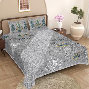 Juego de Sábanas y Fundas de Almohada King Size de Algodón Hechas a Mano, Juego de Sábanas y Fundas de Almohada King Size de Algodón Estampado - Product Image 3