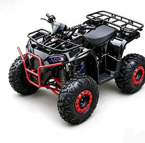 Quad tout-terrain durable, moteur 4 temps, transmission par chaîne, freins à disque hydrauliques, suspension indépendante pour terrains accidentés, vitesse maximale - Product Image 2