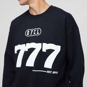 Sudaderas de Felpa Francesa 50% Algodón 50% Poliéster, Diseño de Logotipo Personalizado, Sudaderas con Cuello Redondo para Hombre en Color Negro - Product Image 4
