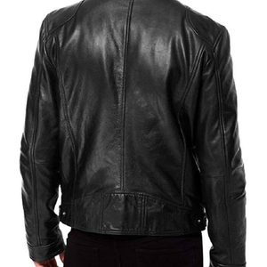 Men's Winter Fashion Leather <b>Jacket</b> High Quality Genuine Cowhide <b>Buffalo</b> Men Leather <b>Jackets</b> Wholesale Price Made in Pakistan - Product Image 4