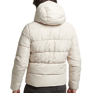Chaqueta acolchada de gran tamaño para hombre 2025, abrigo de invierno con capucha, grueso, cálido, estampado, Logo, estilo callejero, decoración con patrón - Product Image 2
