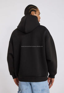 Sweatshirts personnalisés unisexes en coton anti-boulochage Sweatshirts à capuche respirants de haute qualité pour la saison d'hiver avec logo personnalisé - Product Image 3