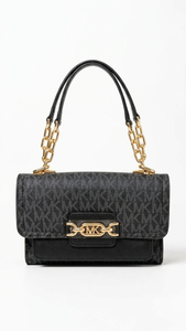 Bolsos bandolera estilo MK premium en hermosos tonos clásicos, bolso de hombro con asa superior, cierre de cadena dorada, bolso cruzado de PU para mujer - Product Image 4