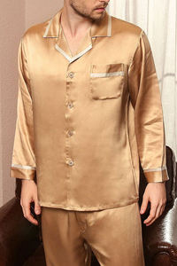 Camisas de Franela para Hombre, Cuello Camisero, Ropa de Dormir, Botones, Manga Larga, Transpirables, Ecológicas - Product Image 5