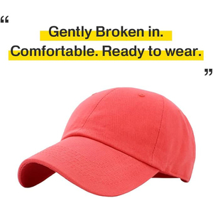 Classic Pink Peach <b>Baseball</b> <b>Cap</b> <b>Plain</b> Solid Color Sport Hat Adjustable Casual Headwear For Team Uniform Matching - Product Image 3