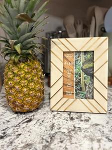 Marco de Fotos con Incrustaciones Florales, Hecho a Mano, Decoración para el Hogar - Product Image 4