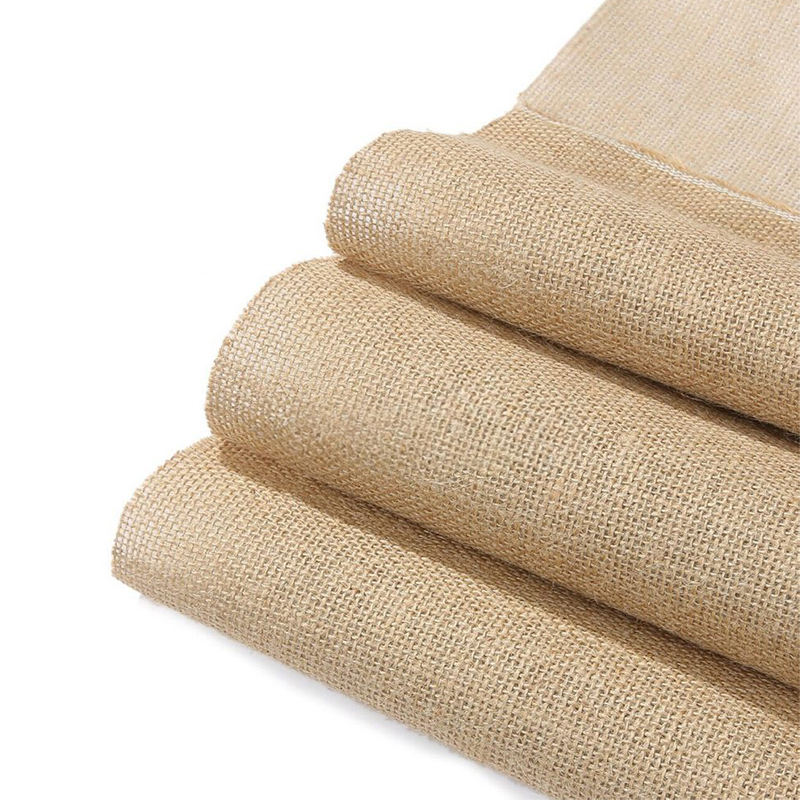 Organic Tight Weave 15 Oz Burlap Fabric Jute Fabric Roll 6060 Cotton Jute  Cloth Table Cloth for 100% Jute Bag Crafts