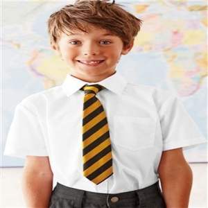 Chemise à manches longues en coton personnalisable unisexe pour garçons et filles, uniforme scolaire primaire, vêtements durables et performants - Product Image 1