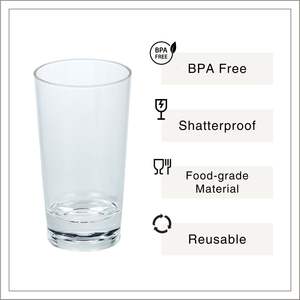 [Holar] Vasos de Plástico Irrompibles de 13oz Hechos en Taiwán para Bares, Restaurantes y Piscinas - Product Image 2