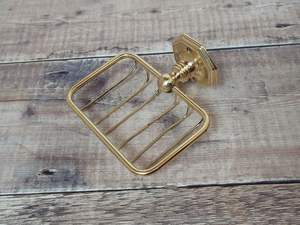 Porte-savon en métal robuste pour salle de bain et évier de cuisine, pour contenir la barre de savon et garder le comptoir au sec - Product Image 3