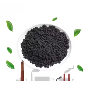 Charbon actif en granulés cylindriques à base de coque de noix de coco, formule chimique de haute qualité, prix usine, vente chaude - Product Image 1
