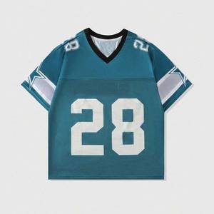 定制美式橄榄球球衣套装街头成人时尚速干训练运动服面料 - Product Image 2