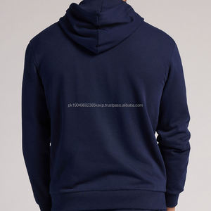 Sudadera con capucha de algodón con cremallera para hombre, sudaderas con capucha orgánicas Terry para hombre, chaqueta con cremallera completa para hombre, sudaderas con capucha, chaqueta deportiva personalizada - Product Image 2