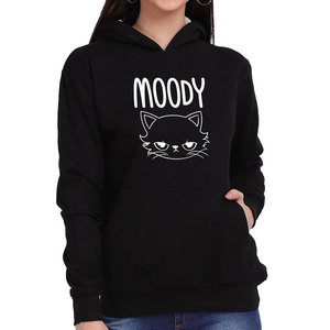 Hoodie Comfortable Cotton Blend Custom Embroidery Wholesale Women's Pullover Hoodie Brushed Fleece Hoodie - Product Image 1