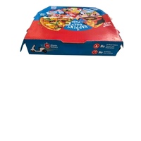 Caja de Pizza de Cartón Corrugado de la Mejor Calidad con Impresión Personalizada, Solución de Empaque Duradera Disponible a un Precio Razonable