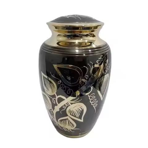 Customized Design Latest Hot Selling Cremation Urns for Human Ashes Funeral Supplies Metal Cremation Urn for Storage Usage - Product Image 4