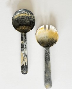 Resin Serving Spoon Food Safe Durable Elegant Kitchen Accessory for <b>Buffet</b> Tableware and Daily Meal Serving - Product Image 4