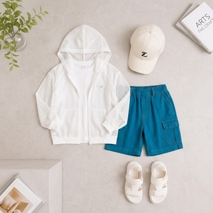 Pantalones Cortos de Estilo Coreano para Niños, de Poliéster y Algodón, Tejidos, Casuales y Cómodos - Product Image 6