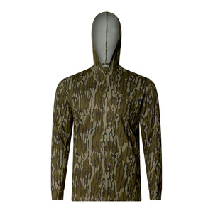 Camiseta de Pesca Impermeable de Secado Rápido con Capucha y Manga Larga, Protección Solar UPF 50, Tejido Elástico Ligero para Venta al por Mayor - Product Image 3