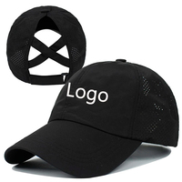 Casquette de baseball unisexe noire à 5 panneaux, respirante, imperméable et réglable pour adultes, printemps automne, décontractée, sportive, pour l'extérieur