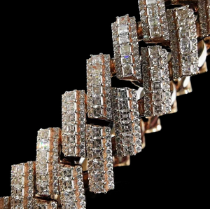 Cadena Cubana de Lujo con Diamantes para Hombre, Joyería Hip Hop, Collar para Fiestas y Discotecas en Venta - Product Image 1