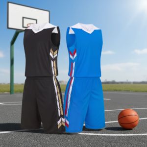 Custom Basketball Jersey Design Your Own Basketball Wear Sublimation Youth for Man and Woman Reversible Basketball Uniform Set - Product Image 4