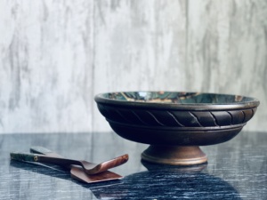 Plato para Servir Ensaladas, Ecológico, de Madera, de Lujo, Tazón Mediano para Frutas, Utensilios de Cocina para el Hogar, Hotel, Restaurante, Decoración India - Product Image 4