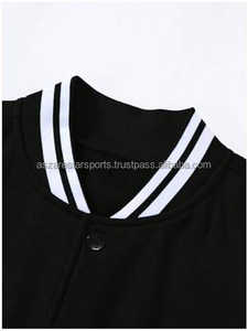 Chaqueta Universitaria para Hombre, Bordada, con Mangas de Cuero, Chaqueta Universitaria Personalizada con Letras de Béisbol - Product Image 3