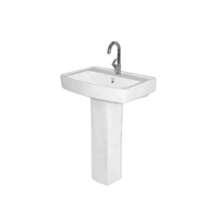 Vasque ronde murale moderne pour salle de bain d'hôtel avec drain intégré – Vente en gros