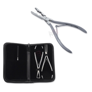 Kit d'outils d'extension de cheveux MAGMA BEAUTY en acier inoxydable de haute qualité, personnalisé, pinces, outil à boucle, usage commercial, usage en salon - Product Image 4