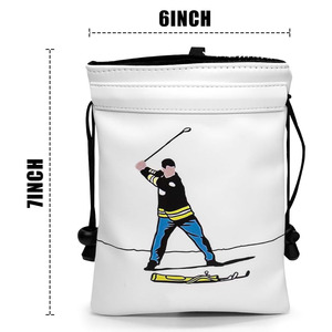Pochette de golf en cuir véritable, conçue pour les joueurs professionnels, idéale pour les séances d'entraînement quotidiennes, à prix raisonnable. - Product Image 4
