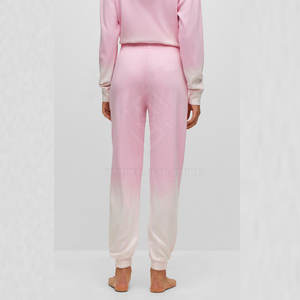 Conjuntos Deportivos de Algodón Ligero para Mujer, Etiqueta Privada, Invierno, Color Sólido, Casual, 2 Piezas, Transpirables, Ecológicos, Venta al Por Mayor - Product Image 3