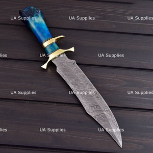Natural <b>Bone</b> <b>Handle</b> OEM Customizable Damascus Steel Razor Sharp Hunting Outdoor Camping <b>Knife</b> Leather Sheath 13 Industrial Clip - Product Image 4