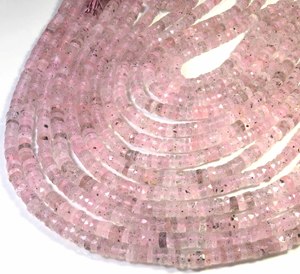 Natural Lepidocrocite Black Dot Quartz Heishi Disc Gemstone Beads 16Inch Lepidocrocite Flat Spacers Faceted Gemstone Beads 6.5mm - Product Image 6