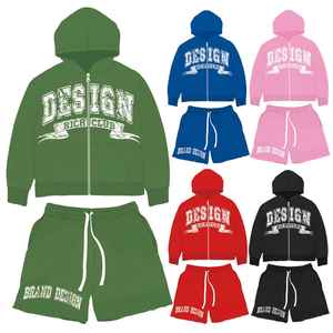 Survêtements d'été unisexes personnalisés imprimés, sweats à capuche décontractés, shorts et bermudas brodés, style unique, services de qualité supérieure inclus - Product Image 4