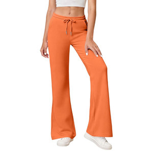 Women Fashion Flared Pants Stretchable Comfortable Fit Elegant High Waist <b>Bell</b> Bottom Trousers For Everyday And Party Wear - Product Image 1
