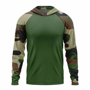 Men's Lightweight Sun Protection Hoodie UPF <b>Camo</b> Raglan Quick-Dry Fishing Hiking Tactical Outdoor Performance <b>Jacket</b> - Product Image 6