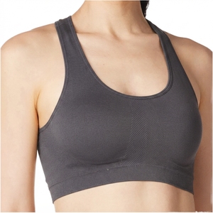 Women's Solid Crisscross Spaghetti Strap Seamless High Support Backless Breathable Yoga Sports Bra Removable Pads Front Fitness - Product Image 4