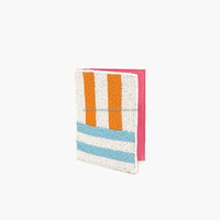 Nouvelle Housse de Passeport en Cuir PU Tendance avec Perles, Porte-Cartes Brodé Fait Main, Paillettes, Perles de Rocaille et Bouton Personnalisé
